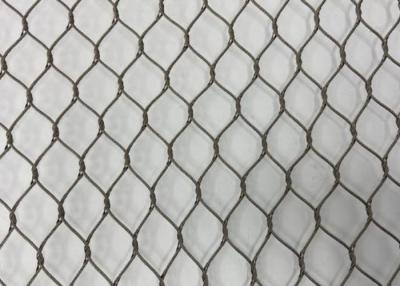 China PVC Coated Wire Rope Mesh Net X Tend 1mm Zoo Aviary Netting for sale