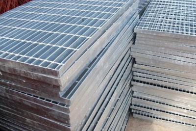 China Coated Steel Grate Flooring Q235 Galvanized Bar Grating Customized for sale