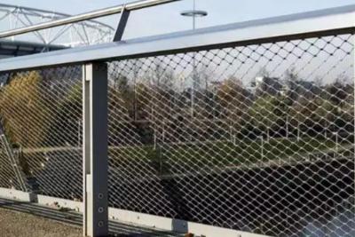 China PVC Coated Rope Net Fence 316L Stainless Steel Wire Mesh Panels for sale