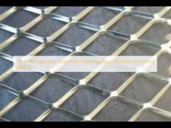 2m To 6m Expanded Steel Mesh Sheet Expanded Metal Aluminum For Fencing