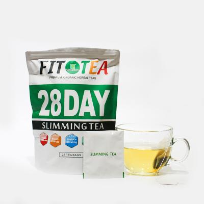 China 28 Day OEM Low Fat Wholesale Price Fit Pure Natural Tea Ingredients For Loss Weight for sale