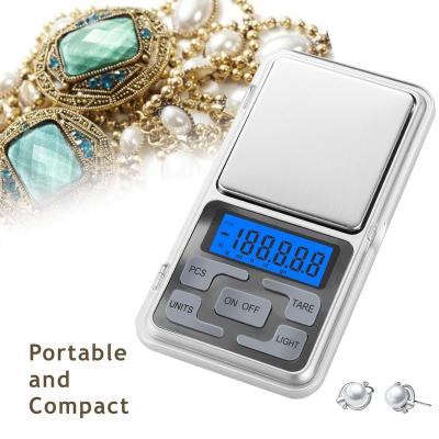 China Weight Measuring Portable Jewelry Scale Powder Stainless Steel 0.01g 200g Weighing Mini Pocket Scale for sale