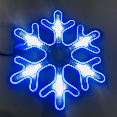 China Blue Christmas Twinking Snowflake Light Led Meteor Lights for sale