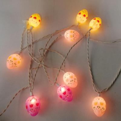 China Wholesale 10 LED Fairy Egg Ball String Light Easter Wedding Party Multicolor Decoration Festival for sale