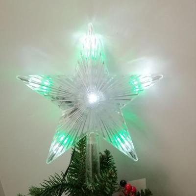 China Xmas Christmas Color Changing LED Star Tree Topper Xmas Tree Decor for sale