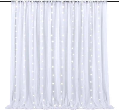 China Christmas Fairy 300 LED Window Curtain String Light 8 