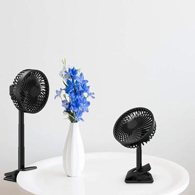 China Wholesale 360 ​​Degree Rechargeable Portable Desk Fan USB Electric Fan Cordless Clip and Clip Fan for Bedroom Kitchen Dorm Camping Dix for sale