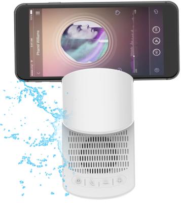 China Classic Waterproof Speaker Bathroom Shower Speaker Phone Function Design Audio Player for Bathroom or Swimming Pool for sale