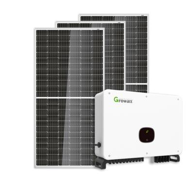 China Home Off Grid Solar Power System 3KW 5KW Home Solar Panel Kit On Grid 10kw 20Kw 30Kw Solar System for sale