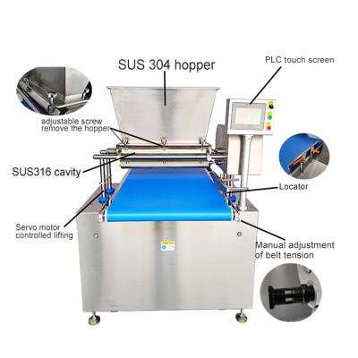 China Factories Around Home Cheap Commercial Automatic Crispy Cookie Filling Cookie Making Cookie Biscuit Machine Line for sale