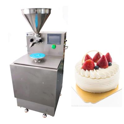 China Cakes Cakes Stuffing Filling And Coating Layer Slander Cake Spreading Machine Compatible With Quantitative Filling for sale