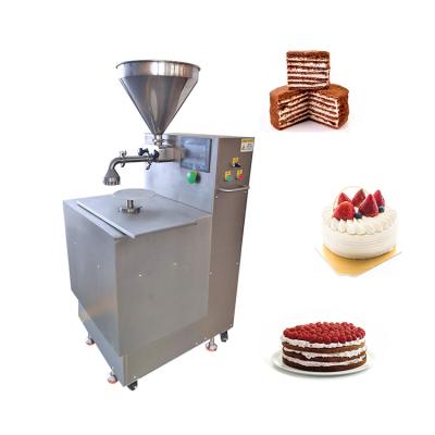 China Cakes Sanhe New Exclusive Design Wedding Cake Cream Decorating Machine Birthday Cake Top Side Icing Frosting Machine For Sale for sale