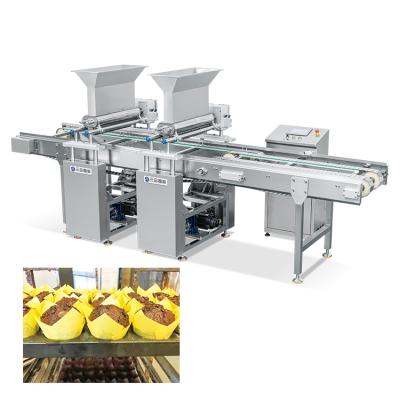 China Food Injection Filling And Glazing Production Lines Industrial Large Capacity Cream Chocolate Center Automatic Filling Machine for sale