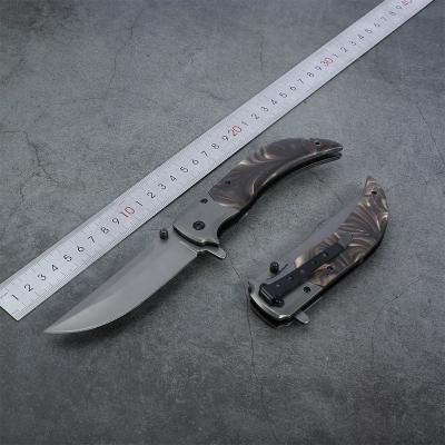 China Slide Stainless Steel Knife Survival Open Folding Outdoor Pocket Knife for sale