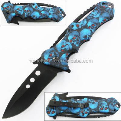 China Camping Knife 8.3 Inch Handle Outdoor Folding Aluminum Stainless Camping Knife for sale