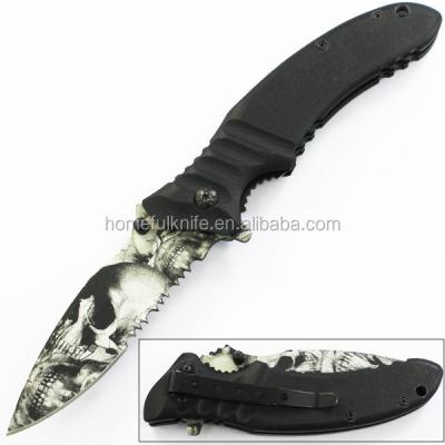 China 8 inch stainless steel camping camping knife hunting functions folding knife for sale