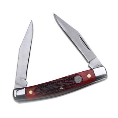 China Folding Camping Knife Double Blade Portable Pocket Knife for sale