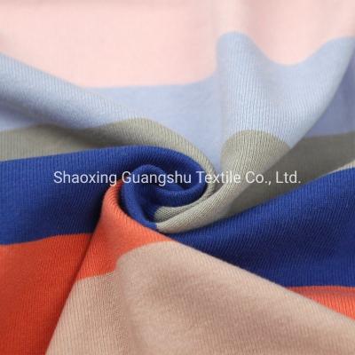 China Auto-Stripe Yarn Dyed French Terry Fabric for sale