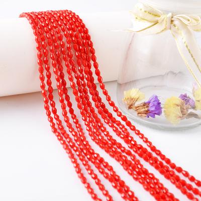 China Wedding& 2018 new style home decoration rice shape beads for jewelry making for sale