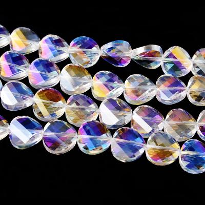 China Clothing Crystal Faceted Twist Glass Beads For Jewelry Decorations Glass Beads for sale