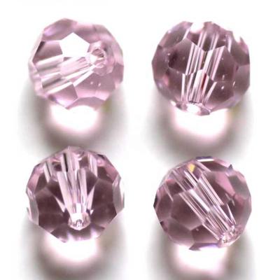 China Diy Jewelry Accessories Crystal Faceted 8MM Round Glass Beads For Jewelry Making Wholesale for sale