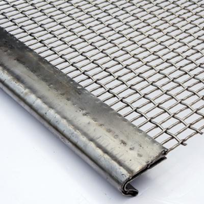 China Pre-Crimped 65MN Stainless Steel Replacement Crimped Wire Mesh Sand Gravel Crusher Hung Vibrating Sieve Screen Mesh For Mining And Quarry for sale