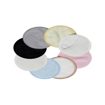 China Reusable Bamboo Charcoal Washable Organic Cotton Velvet Fiber Makeup Remover Bamboo Pads For Face for sale