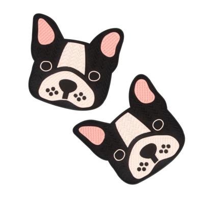 China For commercial & Softness Home Use Silicone Animal Cartoon Dog Makeup Brush Washing Cleaning Pad for sale