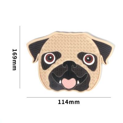 China For commercial & Home Use Cute Cartoon Animal Shaped Silicone Wash Makeup Brush Cleaning Pad for sale