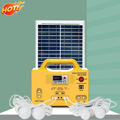 China Portable Home Camping Mini Solar Generator Solar Power Station 20W Portable Solar Generator for Home for sale