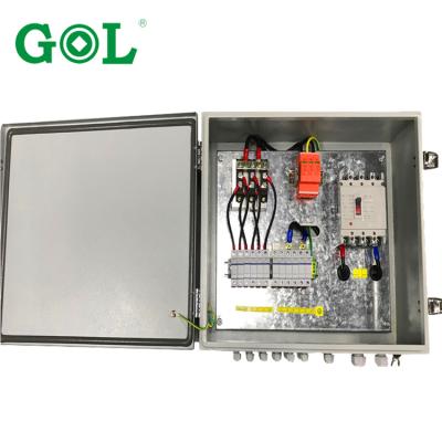 China Solar System Competitive Price Good Performance 6 Input To 1 Output PV Combiner Box For Solar System for sale