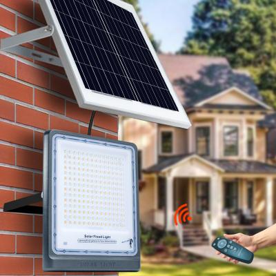 China 30W-200W Solar Panel System Power Cell Powered Wall Flood Lantern Waterproof Led Solar Garden Light Outdoor Spot GLD-200W for sale