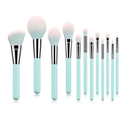 China Angular Blush High Quality Makeup Brush Women Makeup Brush Professional Makeup Brush Blue for sale