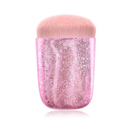 China Angular Blush Factory Price Tag Vegan Makeup Custom Makeup Brush Big Loose Powder Blush Kabuki Brush Face Brush for sale