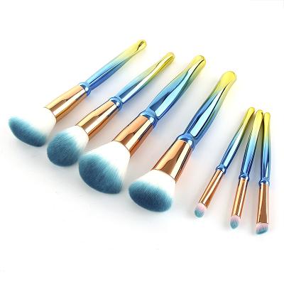 China Angular Blush Best Selling Sapphire Makeup Brush Set Makeup Brush Hot Gradient Color for sale