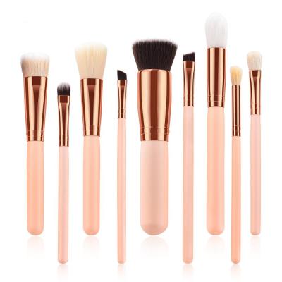 China Angular Blush Women Love Best Goat Hair Makeup Brush Set for sale