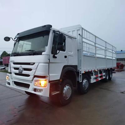 China HOWO Used 40 Ton 60 Ton 4 8X4 Close Cargo Truck For Sale 6 - 8L for sale