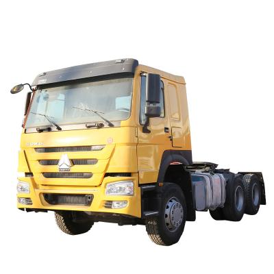 China 371hp used howo a7 tractor truck 6x4 sinotruk 10 wheeler drive used howo tractor truck for sale 6800*2496*3100mm for sale