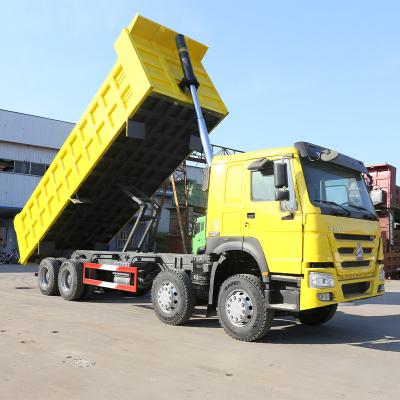 China SINO HOWO 8x4 used dumper truck sinotruck tip-off truck 375hp > 8L for sale