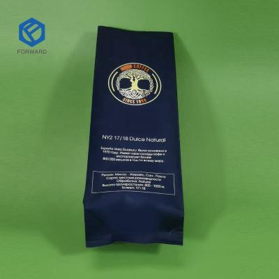 China Recyclable Aluminum Foil Middle Tea Pouches Side Gusset Aluminum Foil Packing Sealing Bags For Tea for sale