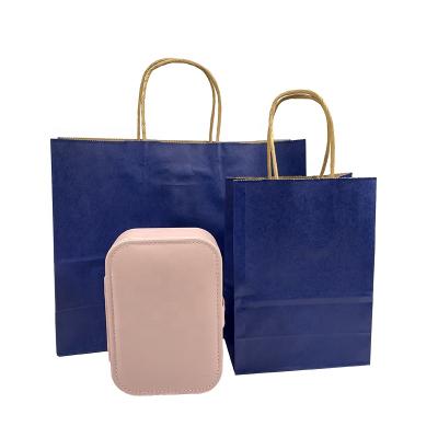 China Wholesale Custom Recyclable Retail Luxury Cosmetic Packaging Kraft Paper Reusable Foldable Shopping Bags for sale