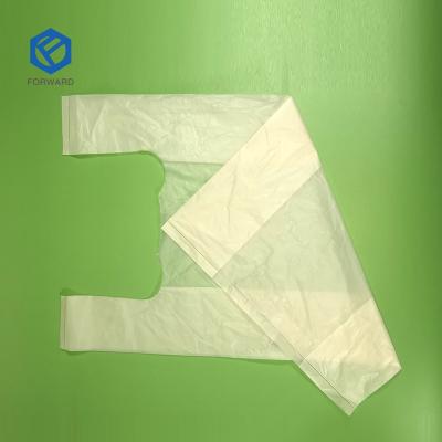 China Customized High Quality Environmentally Friendly Compostable Biodegradable PE Vest Plastic Bag BIODEGRADABLE for sale