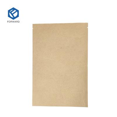 China Biodegradable Logo PLA Customized Eco Friendly Printed Coffee Bags Stand Up Kraft Paper Pouch for sale