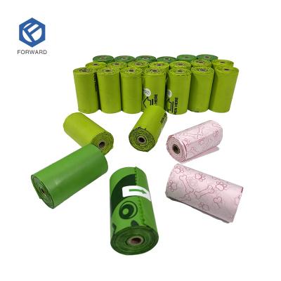 China Sustainable Eco Friendly Disposable Biodegradable Pet Poop Bags Cat Feces Bag Custom Logo for sale