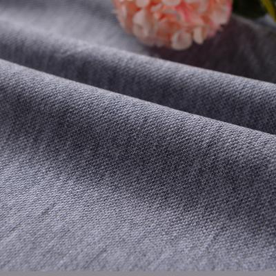 China Anti-Static In stock T-shirt cotton clothing fabric mercerized pique fabric knitted mercerized cotton fabric for sale