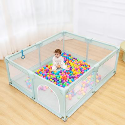 China Modern Indoor Baby Playyard For Kids Folding Playpen Fence With Good Quality for sale