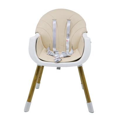 China Adjustable Height Easy Cleaning Baby Dining Umpire Chair With Table Cover And PU Cover for sale