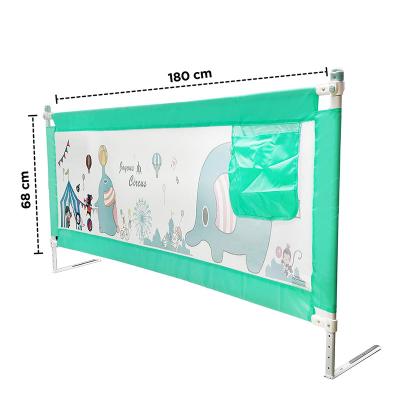 China Foldable Adjustable Metal Durable Height Bed Rail Guard For Safety Children Bed Rail Fence for sale