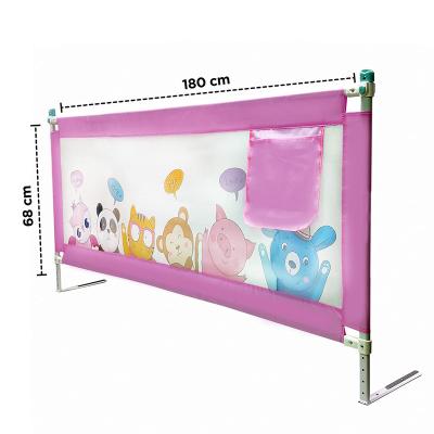 China Hot Selling Easy Using Adjustable Metal Baby Child Safety Safety Bed Guard for sale