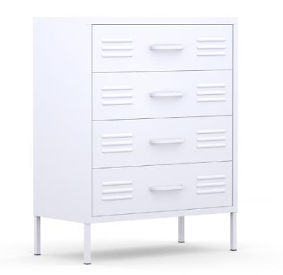 China Knock Down Knock Down Modern Family Colorful Customized Steel Storage Cabinet With 4 Drawers for sale